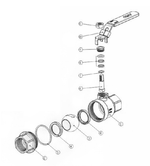 female ball valve