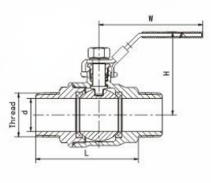 female ball valve