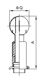 rotary spray ball