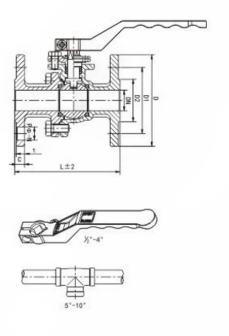 flange ball valve