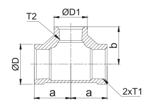 reducing tee