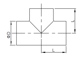 butt weld tee