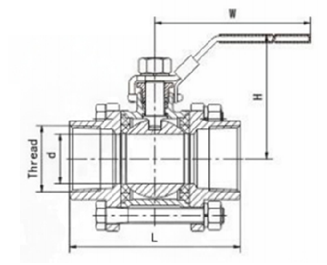 3pc ball valve
