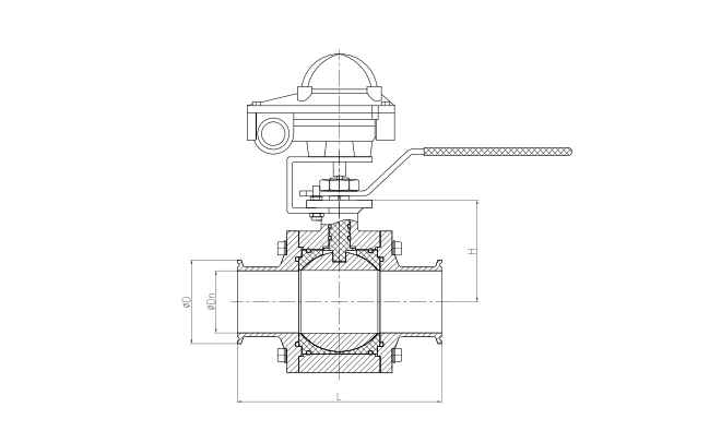 air actuated ball valve