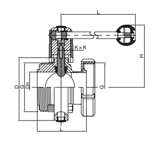 sanitary butterfly valve