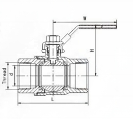 female ball valve