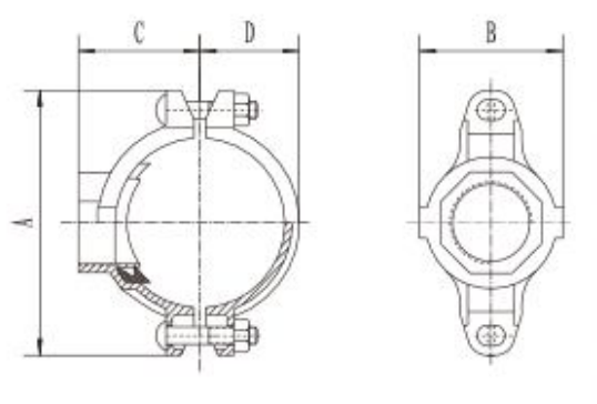 mechanical tee threaded