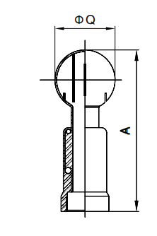 rotary spray ball