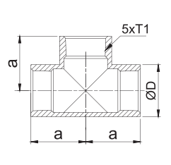 5 way fitting