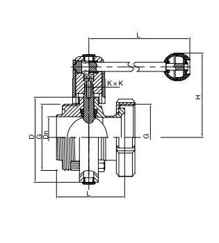 sanitary butterfly valve