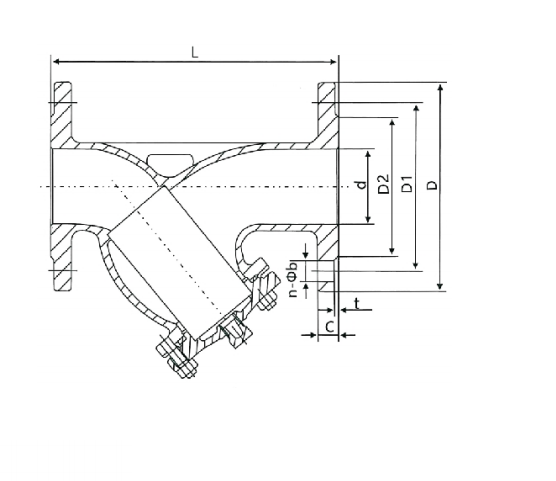cast iron y strainer