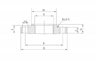 threaded pipe flange