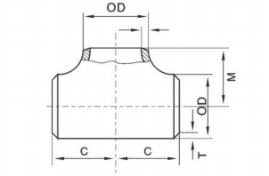 butt weld cross