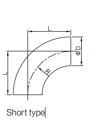 weld 90 degree elbow
