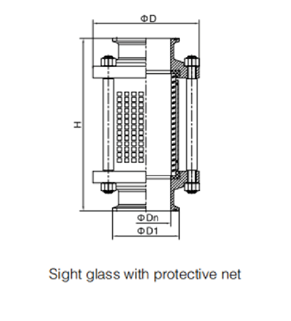 sanitary sight glass