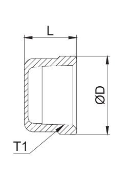 round pipe cap