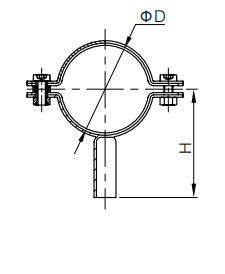 round pipe holder