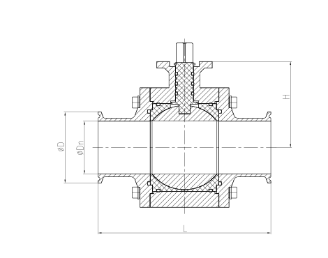 air actuated ball valve