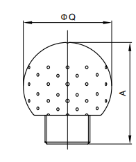 fixed cleaning ball
