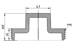 pvc male plug