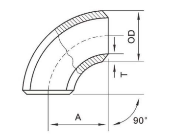 stainless steel 90 elbow