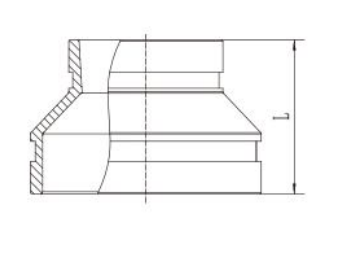 grooved concentric reducer