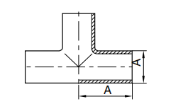 4 sanitary tee