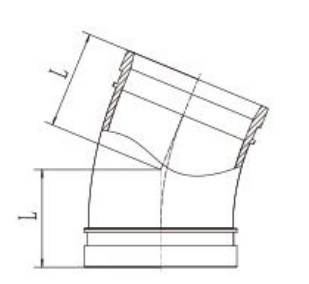 22.5 degree elbow