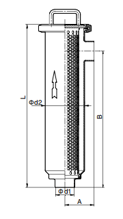 angle type strainer