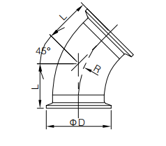 45 degree clamp