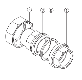 male female union fitting