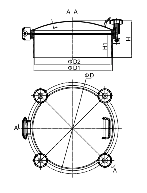 pressure manhole