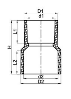 pvc reducing coupling