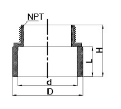 pvc male adaptors