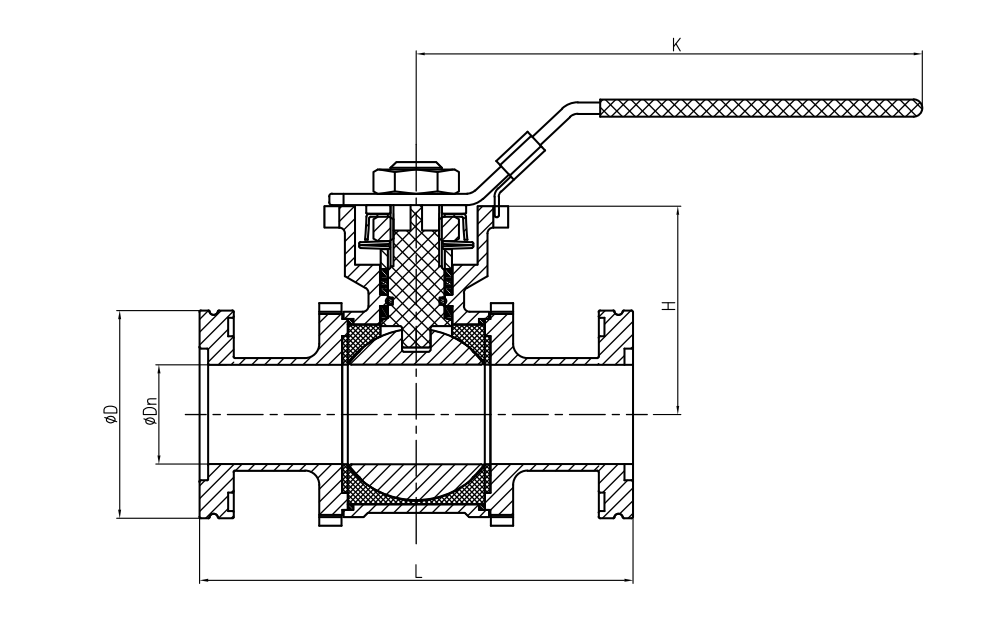 3 piece stainless steel ball valve