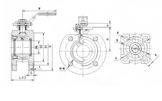 flange valve clamp