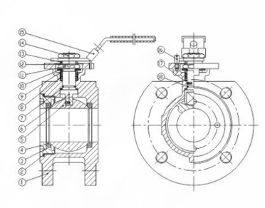 flange valve clamp