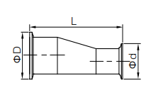sanitary eccentric reducer