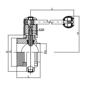 sanitary butterfly valve