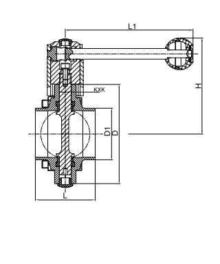 sanitary butterfly valve