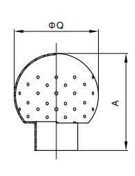 fixed cleaning ball