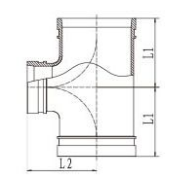 grooved reducing tee