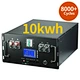 51,2V200Ah LifePO4-Lithiumbatteriesatz 10kWh Rackmontiertes Solarenergiesystem Energiespeicher Geteilter Lithium-Eisenphosphat-Typ
