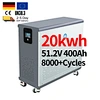 51,2V400Ah Lifepo4-Batteriesatz Haushalts-Solar-Lithiumbatterie 20kWh Lithium-Eisenphosphat-Energiespeicherbatterie