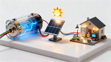 solar energy battery storage​