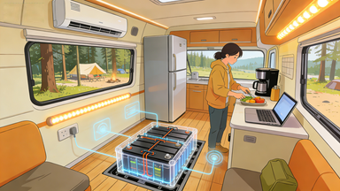 rv lithium battery​