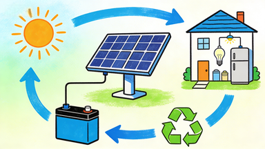 solar lithium ion battery​​