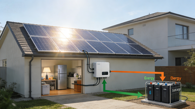 home solar and battery​
