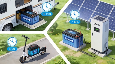 lifepo4 battery life​
