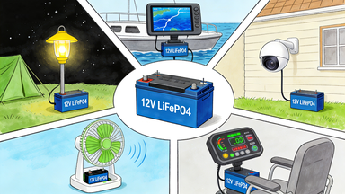 12v lifepo4 battery​